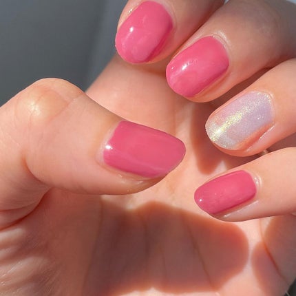 ジェルネイル(ライト対応)/セリア/ジェルネイルを使ったクチコミ(4枚目)