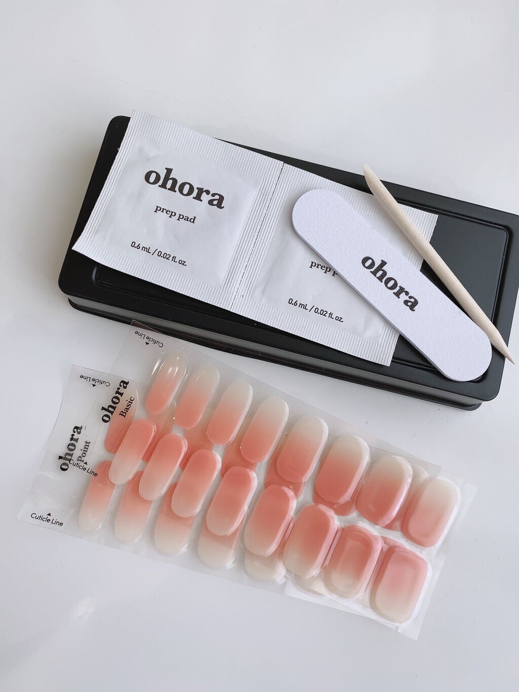 セミキュアジェルネイル(ハンド)/ohora/ネイルシールを使ったクチコミ(1枚目)