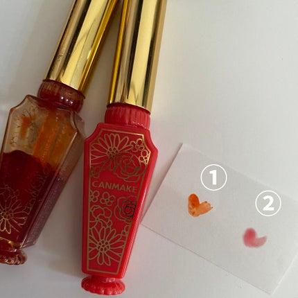 リップティントシロップ/キャンメイク/リップティントを使ったクチコミ(2枚目)