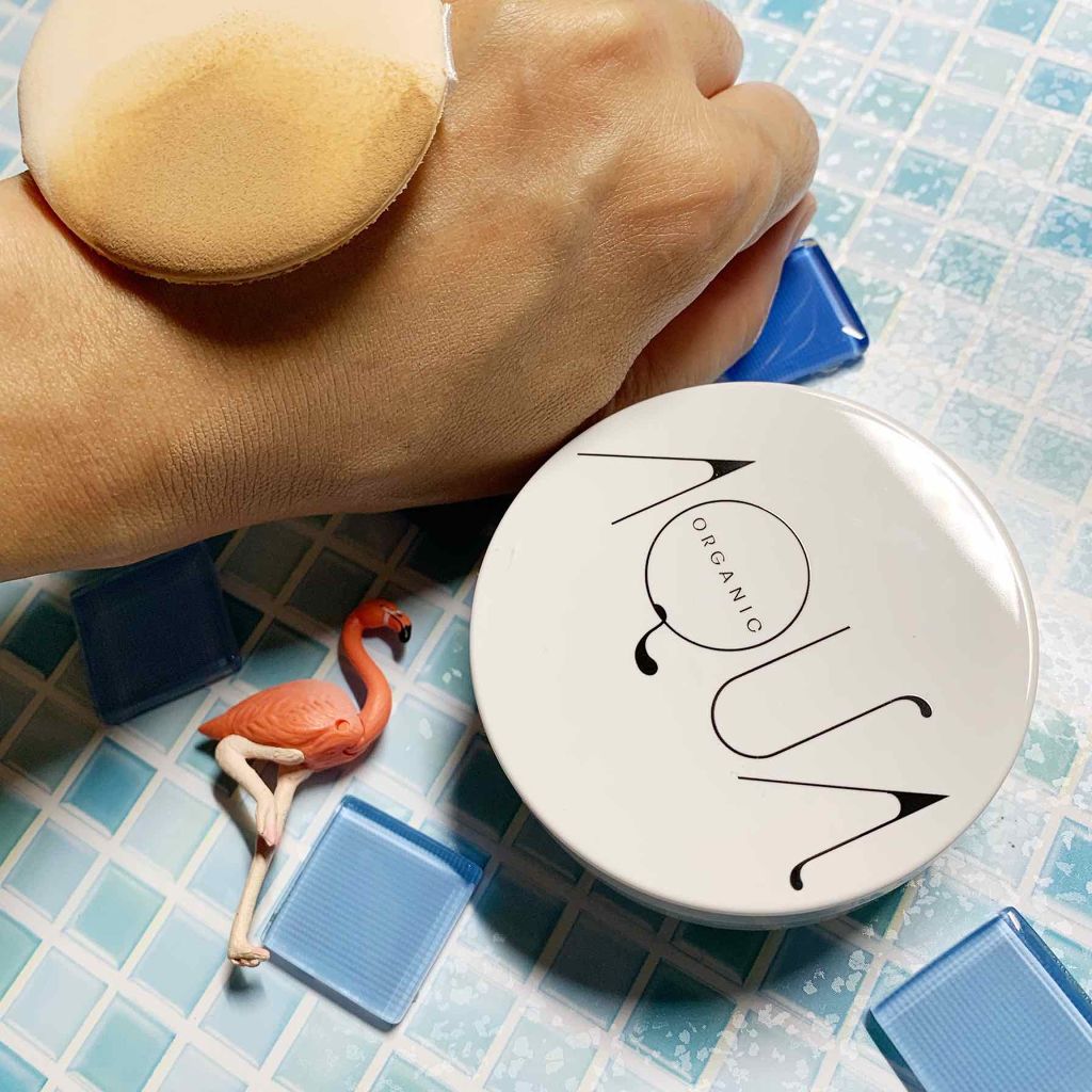 オーガニッククッションコンパクト/アクア・アクア/クッションファンデーションを使ったクチコミ（3枚目）