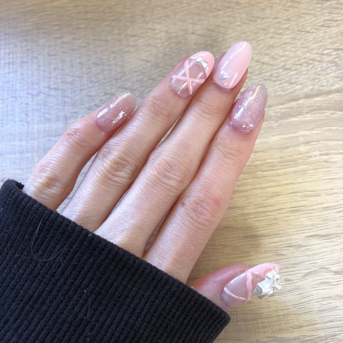 ジェルネイル(ライト対応)/セリア/ジェルネイルを使ったクチコミ(5枚目)