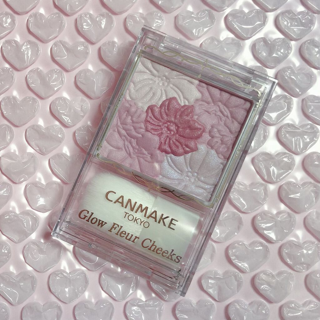 グロウフルールチークス/キャンメイク/パウダーチークを使ったクチコミ（1枚目）