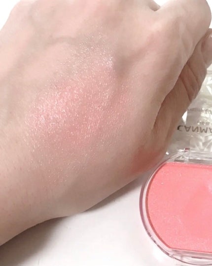 クリームチーク(パールタイプ)/キャンメイク/ジェル・クリームチークを使ったクチコミ(4枚目)