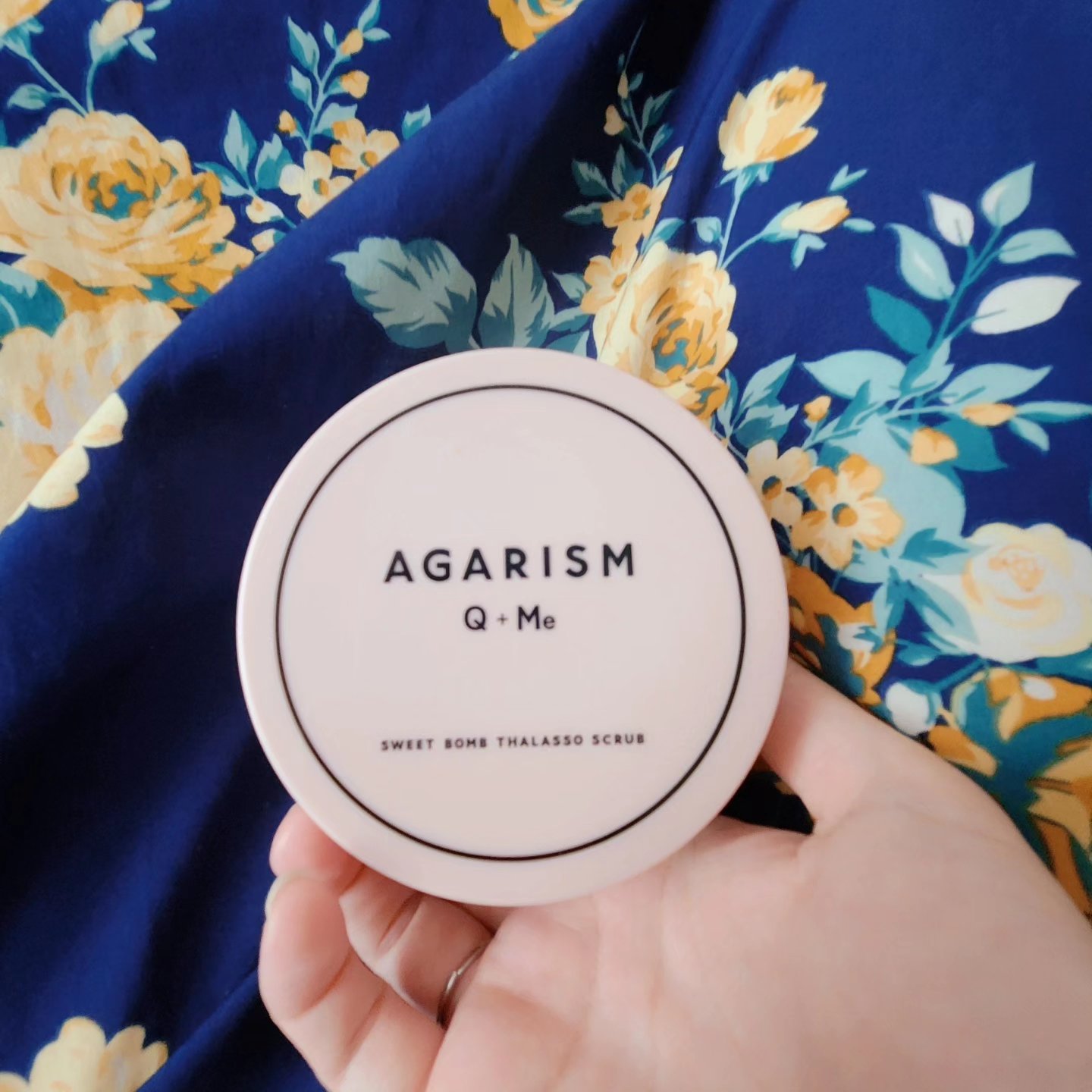 Q+Me スウィート ボム タラソ スクラブ/AGARISM/バスト・ヒップケアを使ったクチコミ（1枚目）