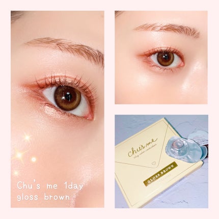 Chu's me 1day/Chu's me/ワンデー(1DAY)カラコンを使ったクチコミ(1枚目)