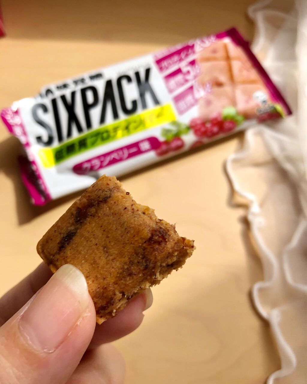SIXPACK プロテインバー/UHA味覚糖/プロテインバーを使ったクチコミ（3枚目）