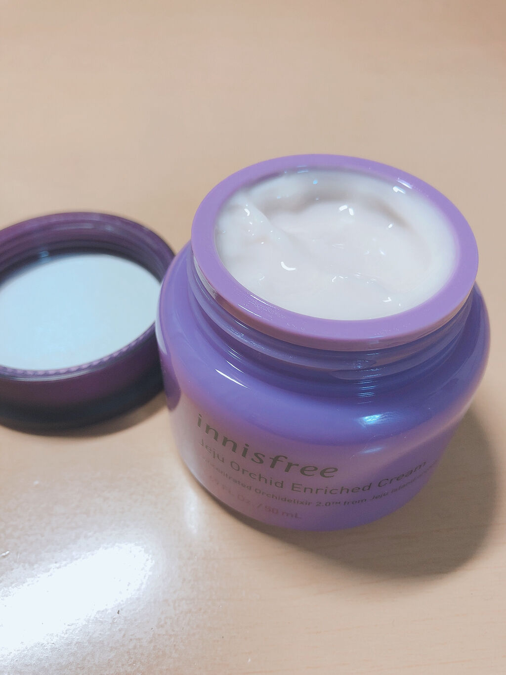 オーキッド エンリッチド クリーム/innisfree/フェイスクリームを使ったクチコミ（2枚目）
