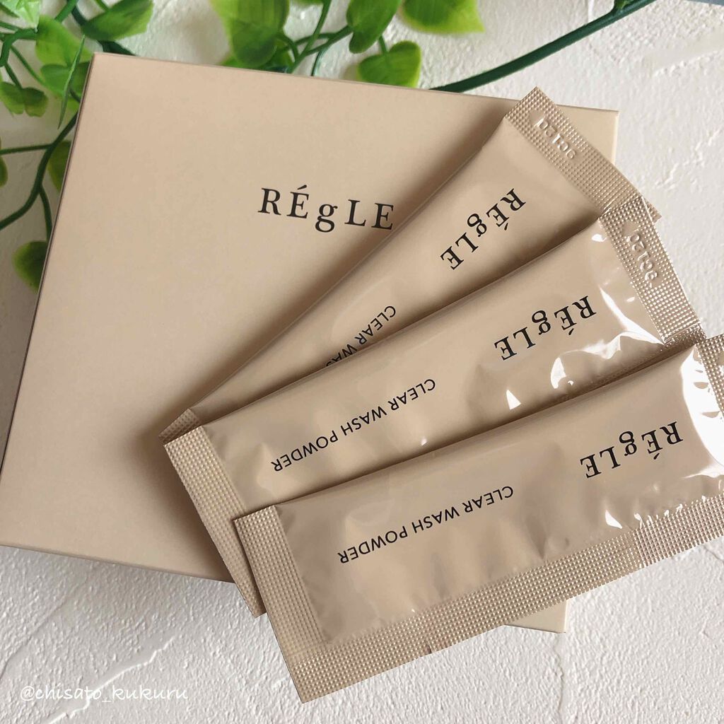 クリアウォッシュパウダー〈酵素洗顔パウダー〉/REgLE/洗顔パウダーを使ったクチコミ(2枚目)