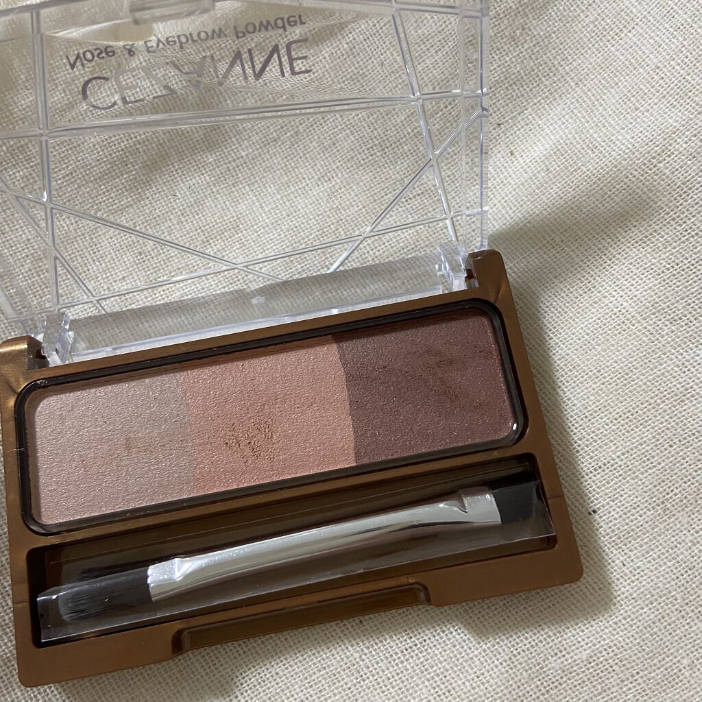 ノーズ＆アイブロウパウダー/CEZANNE/パウダーアイブロウを使ったクチコミ（2枚目）