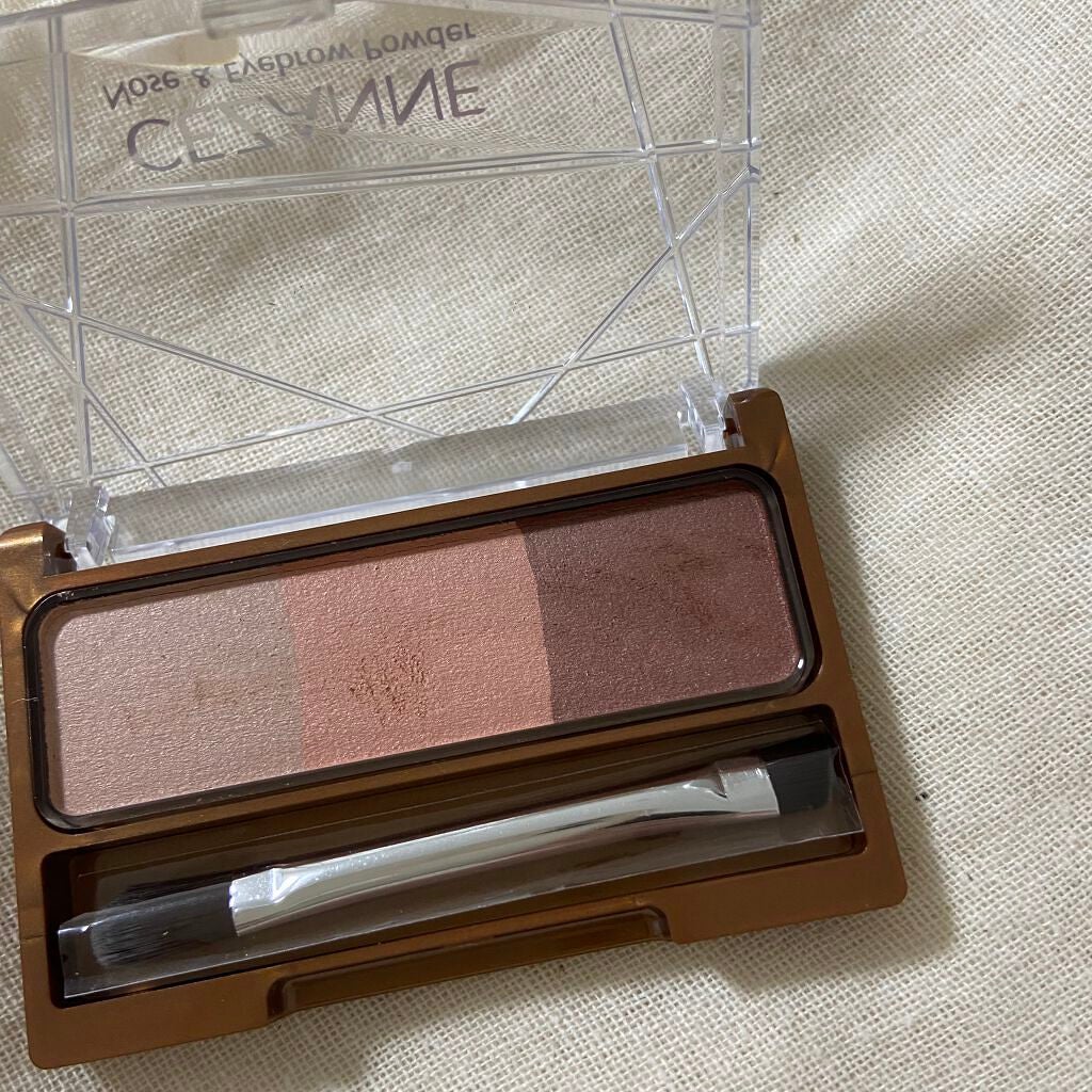 ノーズ&アイブロウパウダー/CEZANNE/パウダーアイブロウを使ったクチコミ(2枚目)