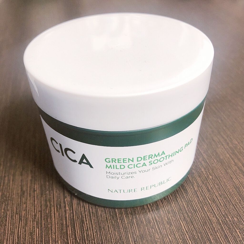 グリーンダーマCICAエッセンシャルパッド/ネイチャーリパブリック/トナーパッドを使ったクチコミ（1枚目）