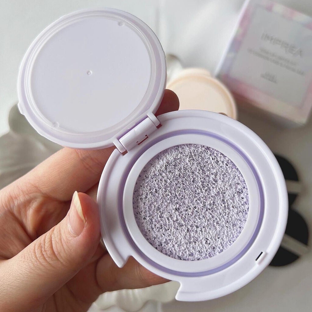 トーンアップ CC クッション ファンデーション/iMPREA/クッションファンデーションを使ったクチコミ(2枚目)