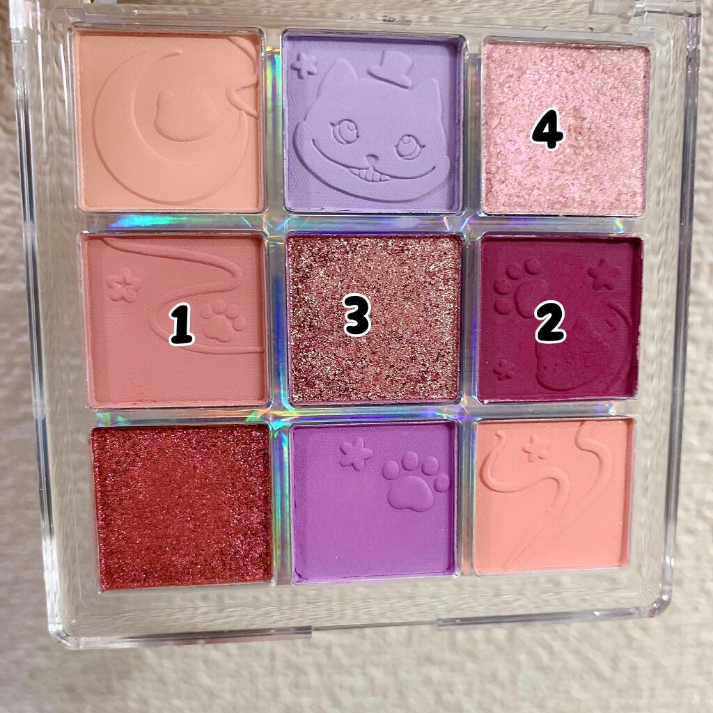 クォーツ 9色アイシャドウパレット(ドリームランドアイシャドウ)/ZEESEA/アイシャドウパレットを使ったクチコミ(3枚目)