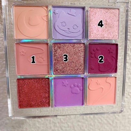クォーツ 9色アイシャドウパレット(ドリームランドアイシャドウ)/ZEESEA/アイシャドウパレットを使ったクチコミ(3枚目)