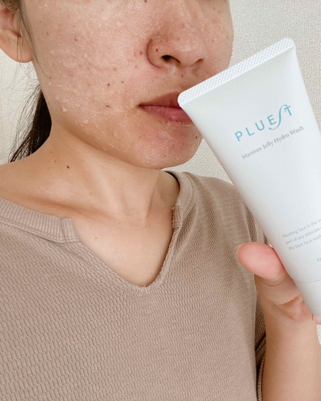 マンナンジェリーハイドロウォッシュ/PLUEST/洗顔料を使ったクチコミ(2枚目)