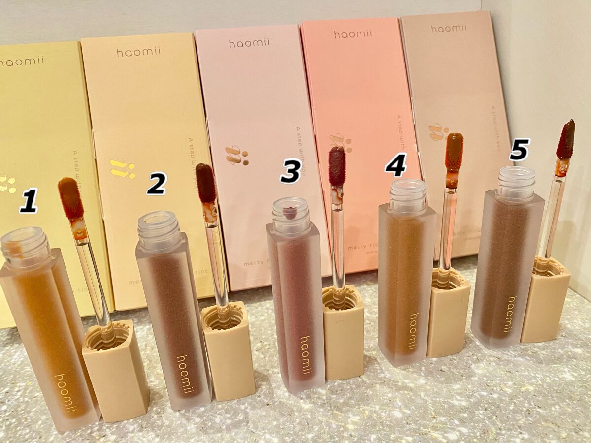 Melty flower lip tint/haomii/口紅を使ったクチコミ（2枚目）