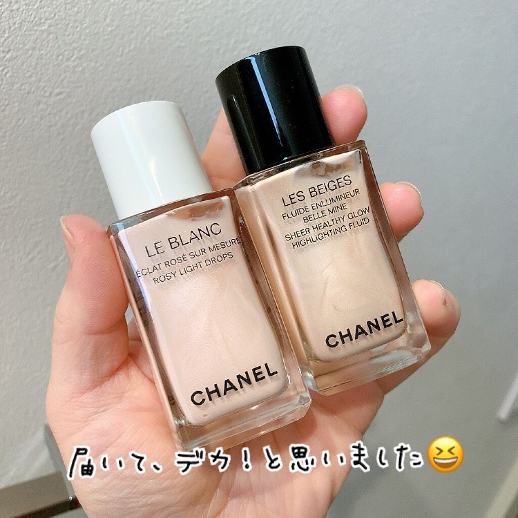 CHANELのリキッドハイライト ル ブラン ロージー ドロップス他 CHANELのリキッドハイライト ル ブラン ロージー ドロップス他