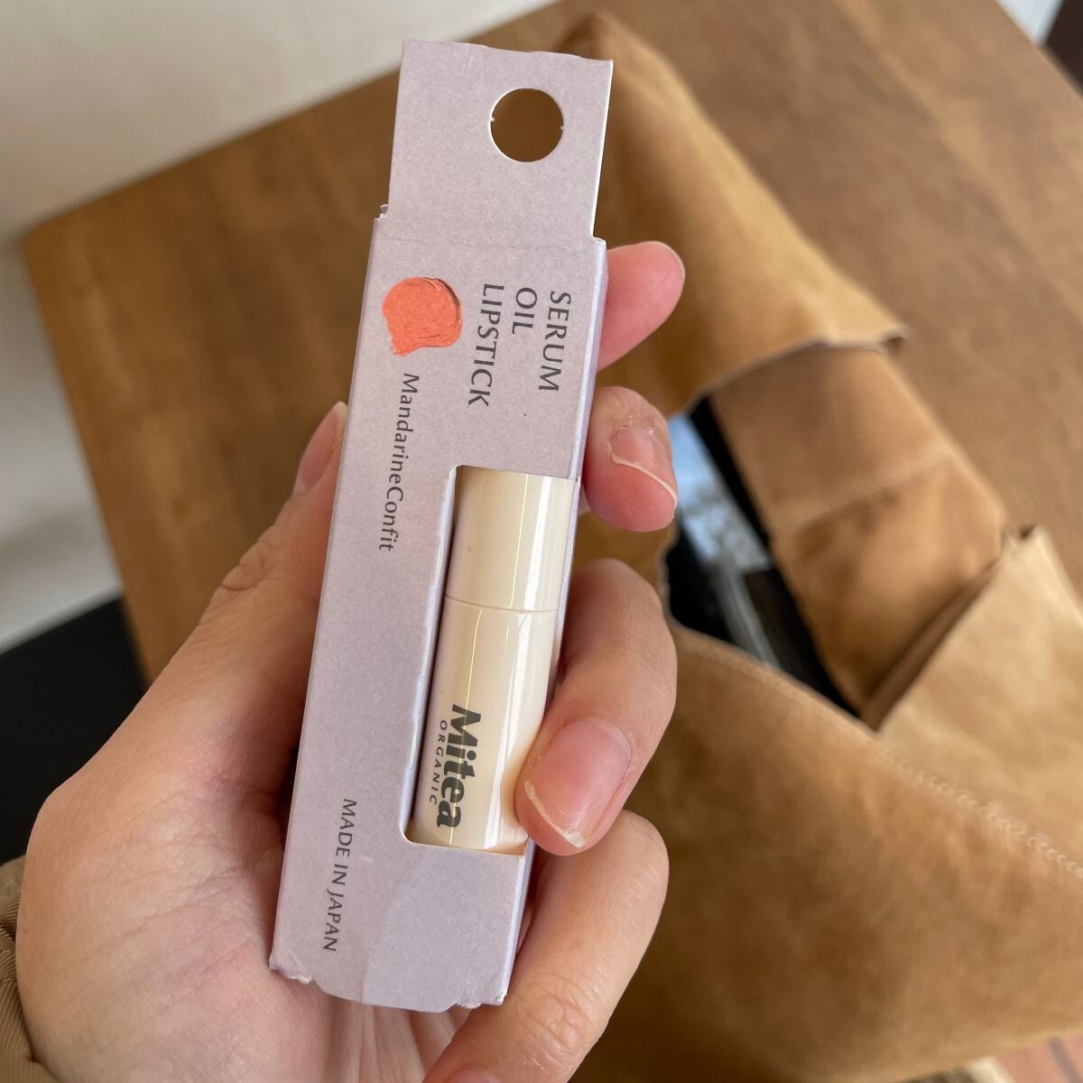 セラムオイルリップスティック /ミティア オーガニック/口紅を使ったクチコミ(1枚目)