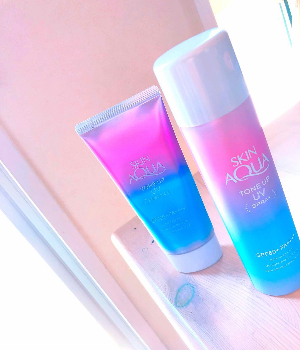 スキンアクア トーンアップUVエッセンス/スキンアクア/日焼け止めクリームを使ったクチコミ（1枚目）