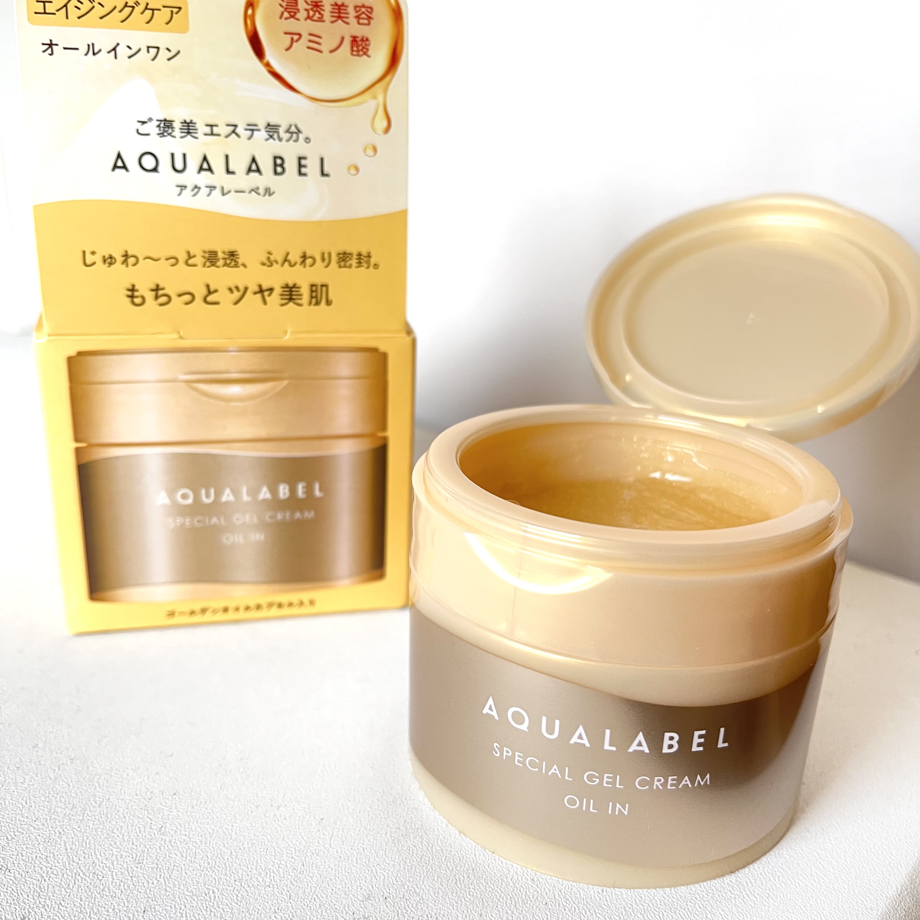 LIPS様経由で


アクアレーベル
スペシャルジェルクリーム EXオイルイン


 #提供 して頂きました𓈒𓂂𓇬


10年連続売上No.1の
オールインワンが進化したんです🫢.ᐟ‪‪.ᐟ


𝐩𝐨𝐢𝐧𝐭

🪞肌をうる