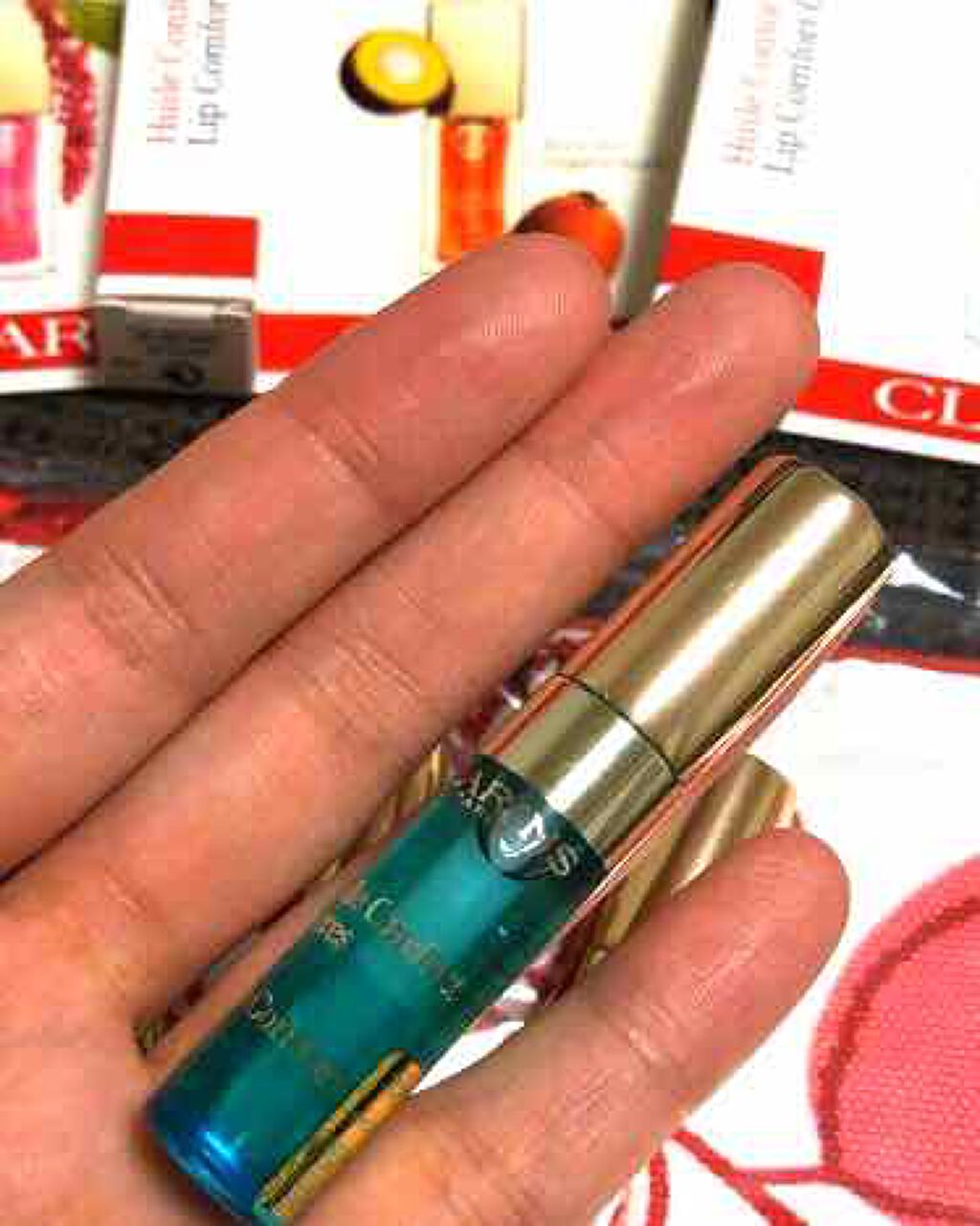 コンフォート リップオイル /CLARINS/リップグロスを使ったクチコミ(1枚目)