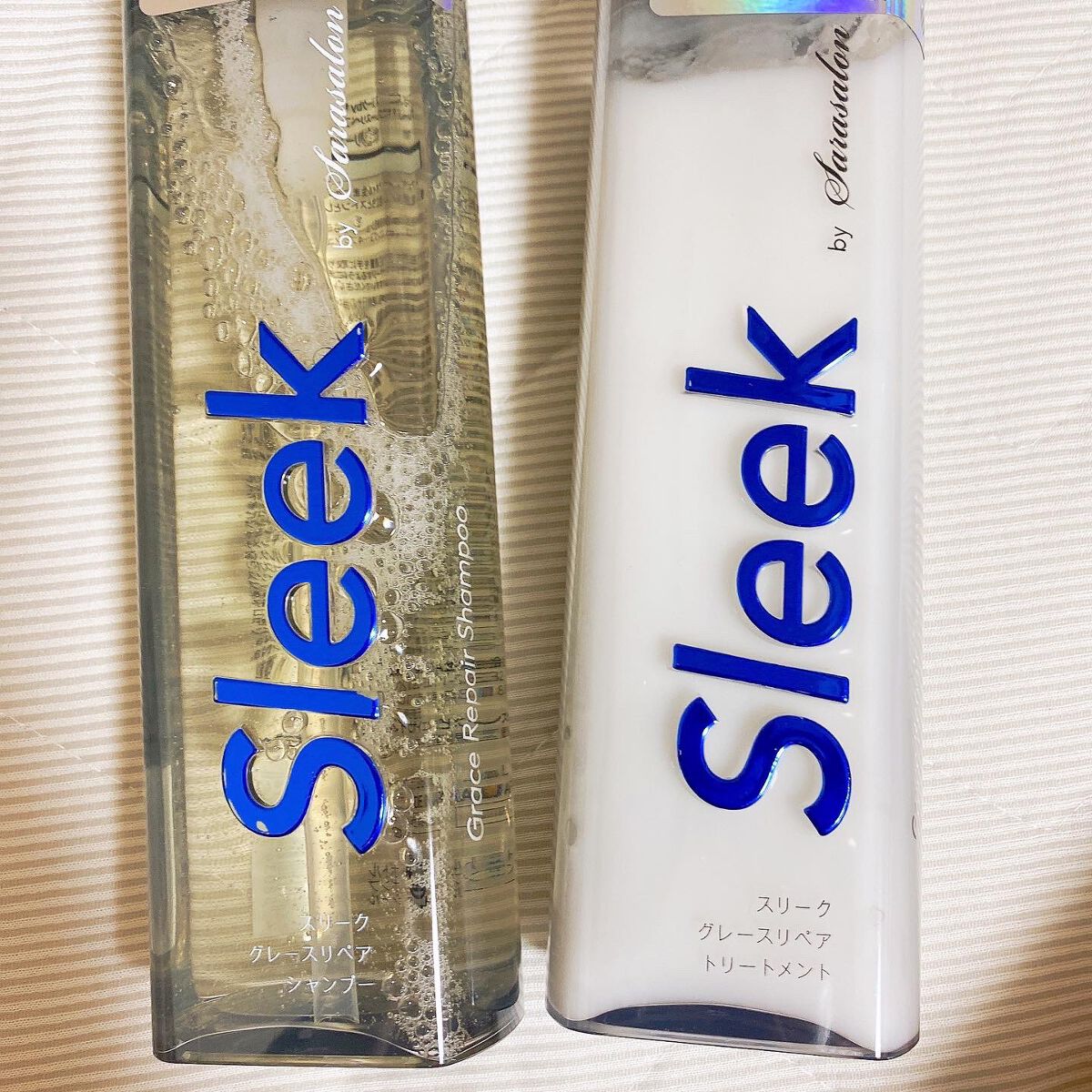 グレースリペアシャンプー/トリートメント/スリーク by サラサロン/市販シャンプーを使ったクチコミ(1枚目)