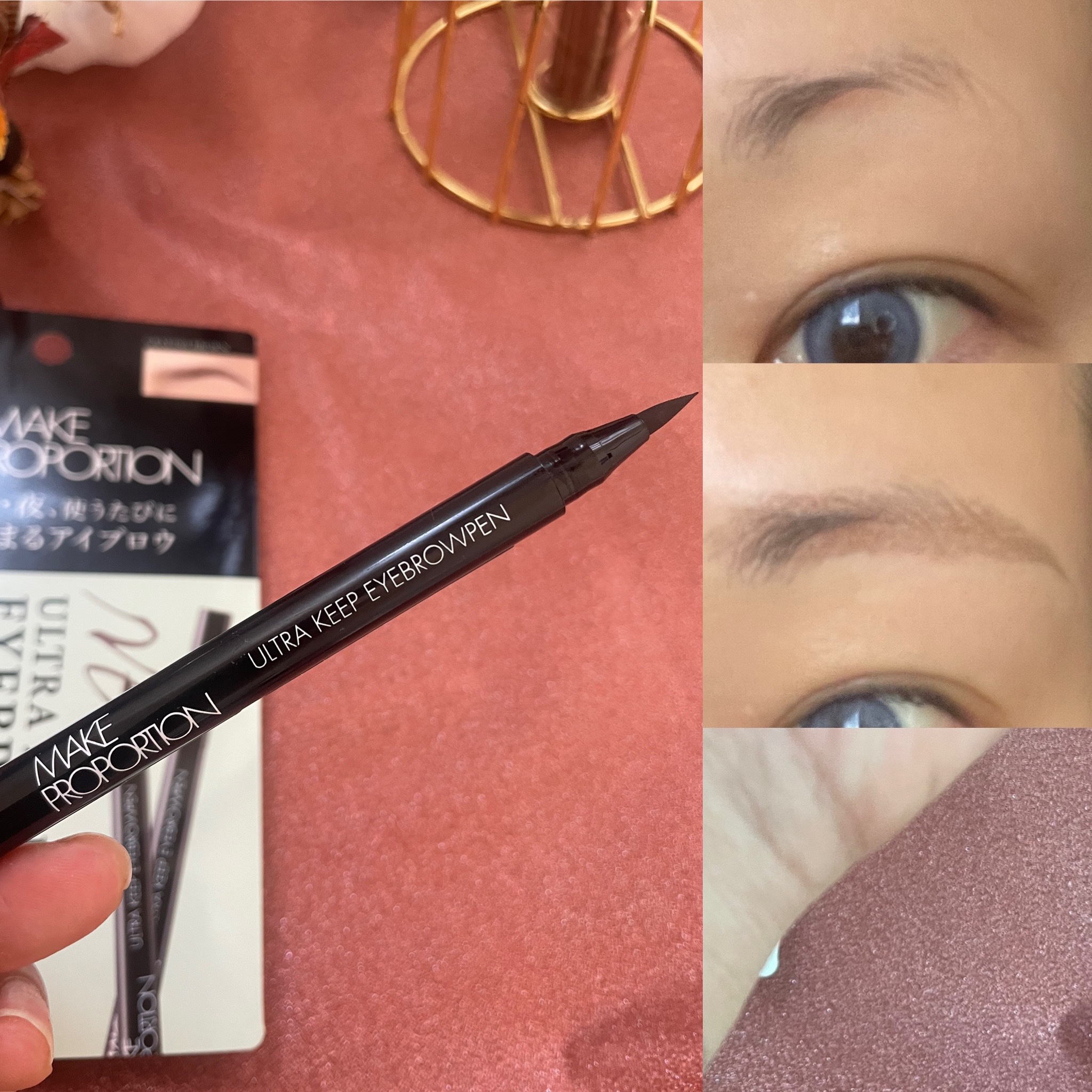 ウルトラキープアイブロウペン/メイクプロポーション/眉ティントを使ったクチコミ（1枚目）