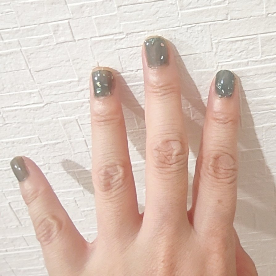 ACネイルエナメル 016 ミルキー ミント/セリア/マニキュアを使ったクチコミ（3枚目）