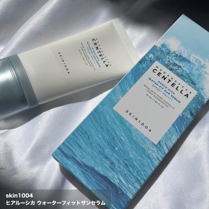 ヒアルーシカ ウォーターフィット サンセラム/SKIN1004/日焼け止めローションを使ったクチコミ(1枚目)