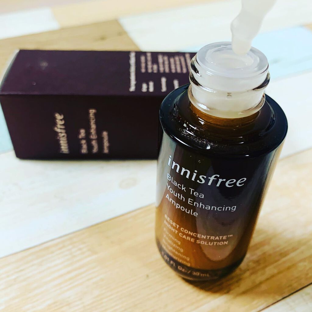 ブラックティー ユース セラム/innisfree/美容液を使ったクチコミ(2枚目)