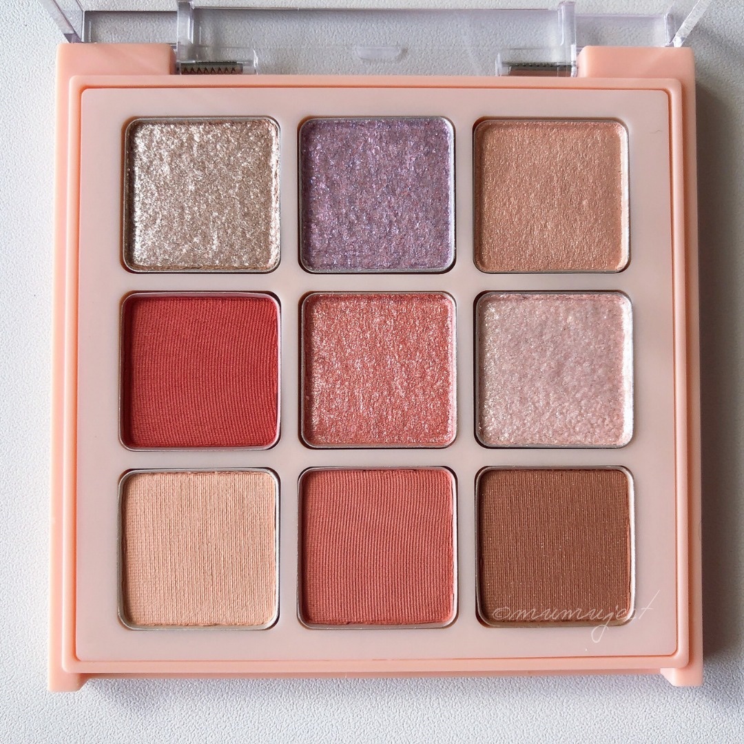 マテリアルカラーパレット 01 フランボワーズココ/leur charme/アイシャドウパレットを使ったクチコミ（2枚目）