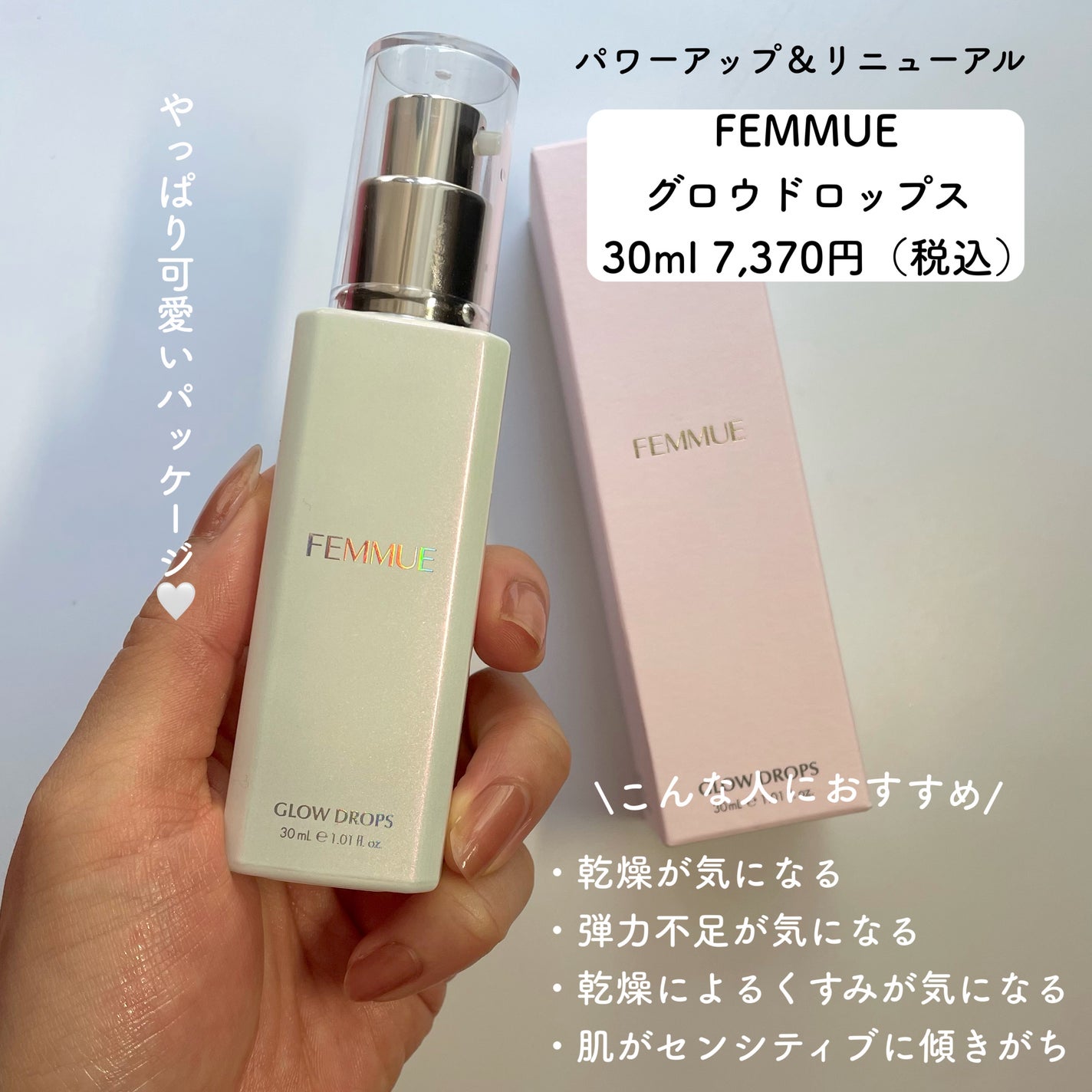グロウドロップス/FEMMUE/美容液を使ったクチコミ(2枚目)