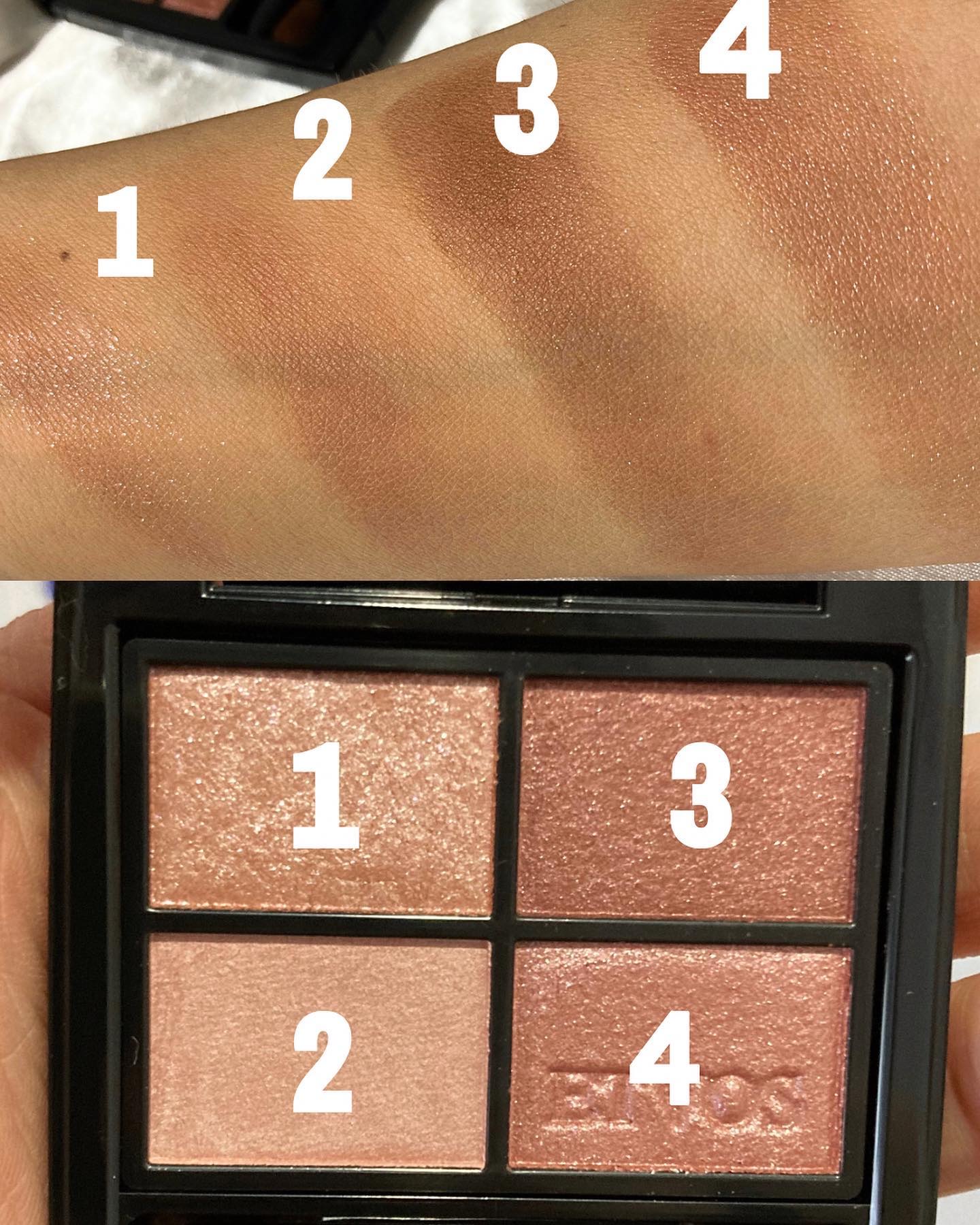 ミネラルクラッシィシャドー/エトヴォス/アイシャドウパレットを使ったクチコミ（3枚目）