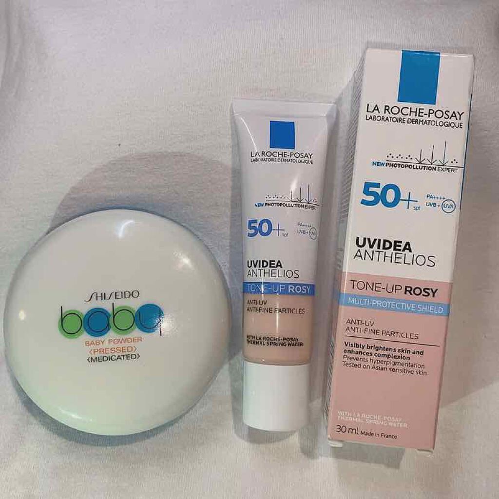 資生堂ベビーパウダー(プレスド)/ベビー/ボディパウダーを使ったクチコミ(3枚目)