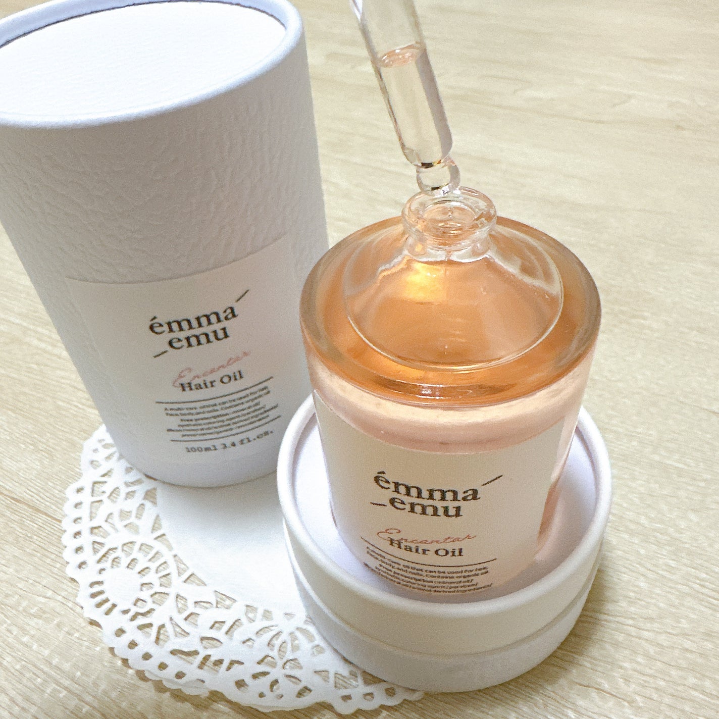 エンカンタールヘアオイル ピオニー&ムスク/emma emu/ヘアオイルを使ったクチコミ(5枚目)