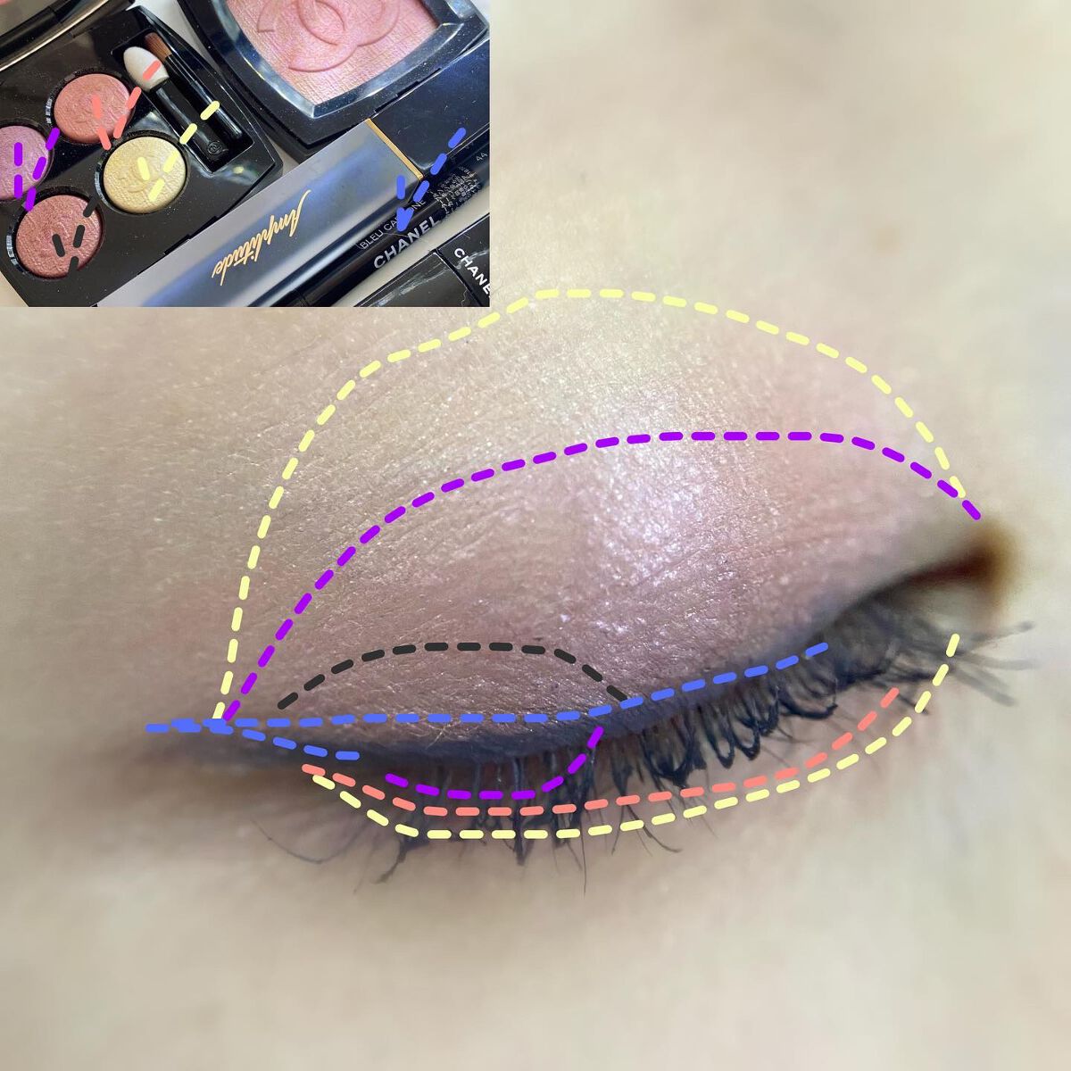 レ キャトル オンブル/CHANEL/アイシャドウパレットを使ったクチコミ(3枚目)