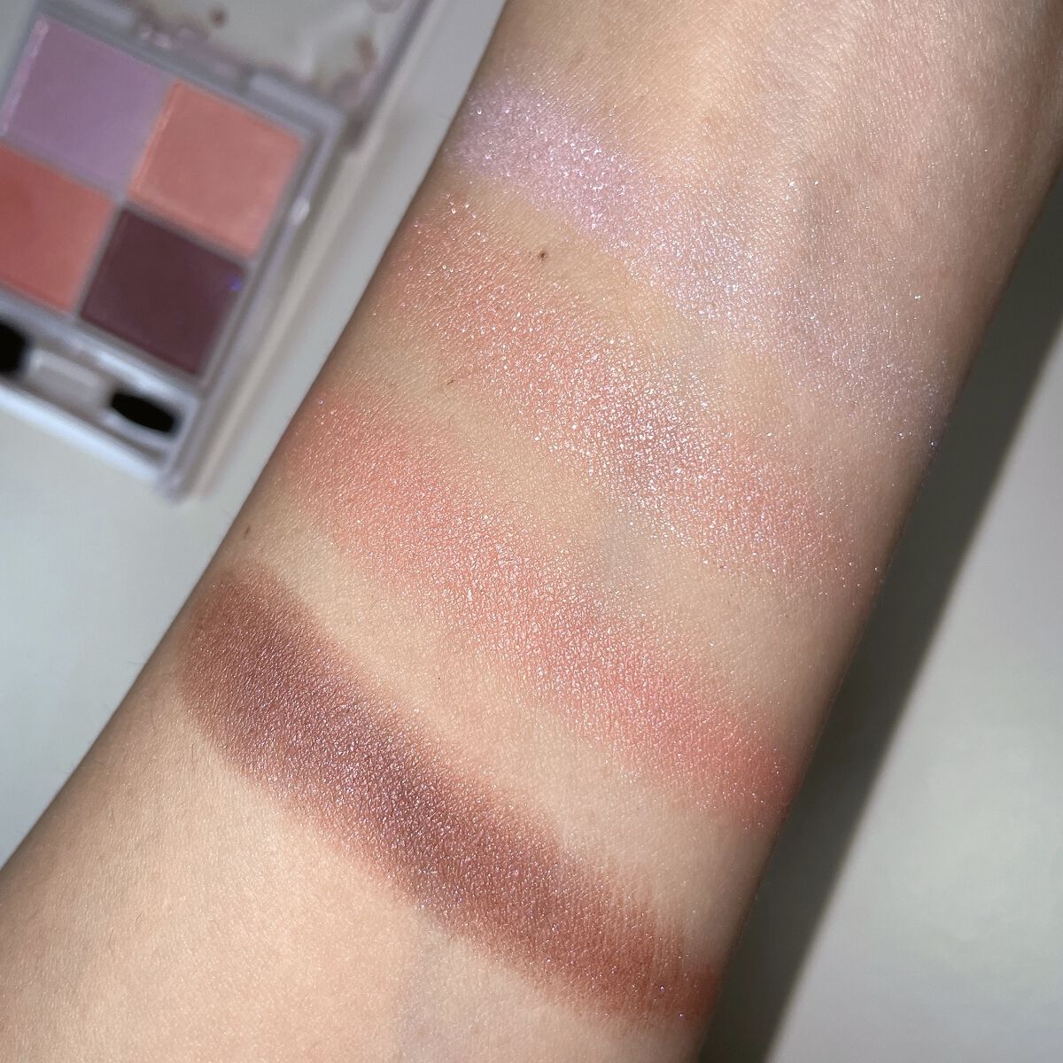 シルキースフレアイズ/キャンメイク/アイシャドウパレットを使ったクチコミ（3枚目）