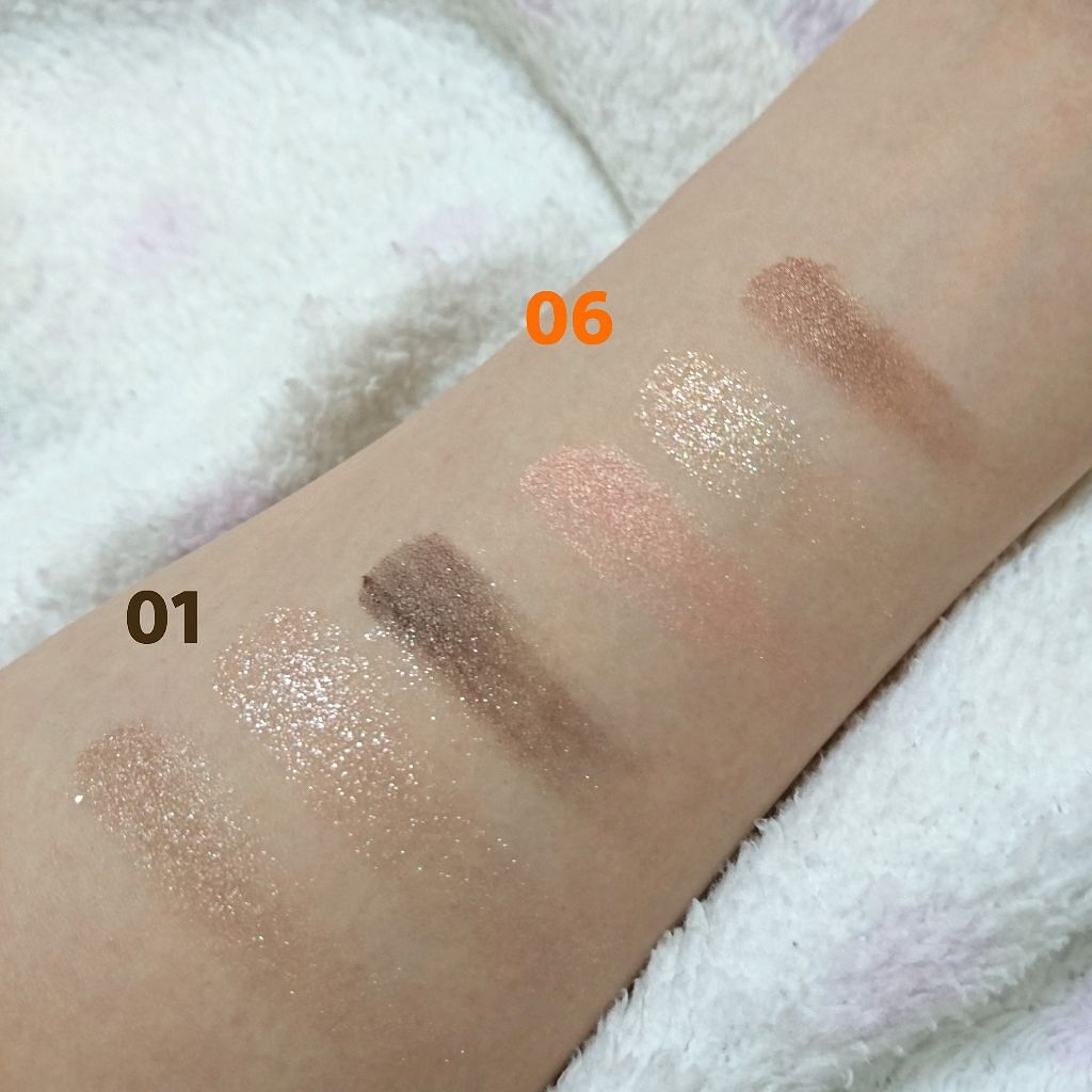 ジューシーピュアアイズ/キャンメイク/アイシャドウパレットを使ったクチコミ(3枚目)