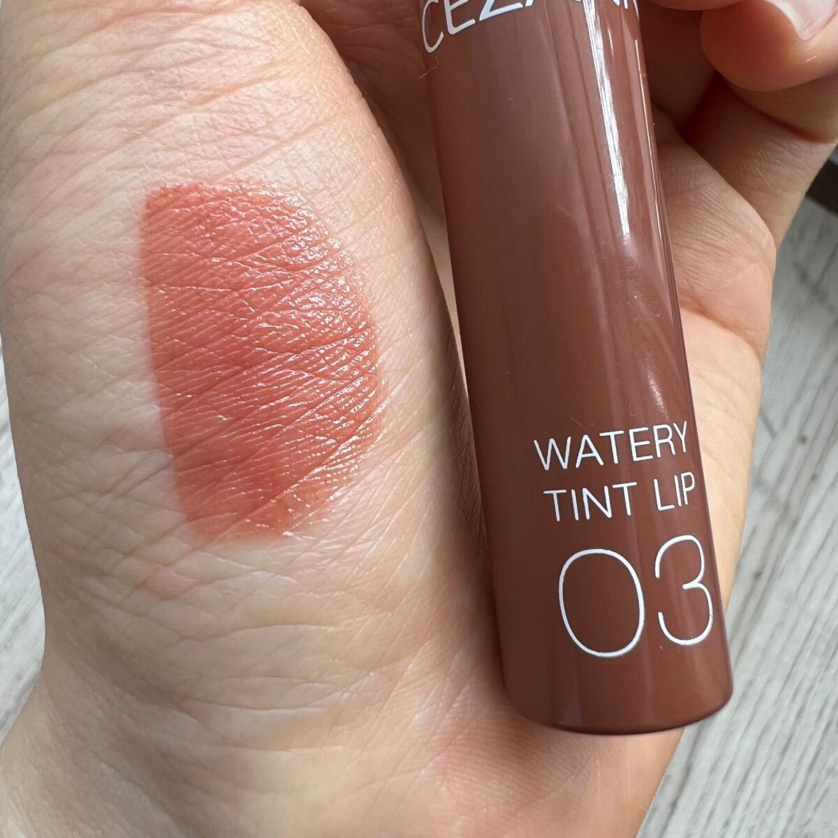 ウォータリーティントリップ/CEZANNE/リップティントを使ったクチコミ(2枚目)