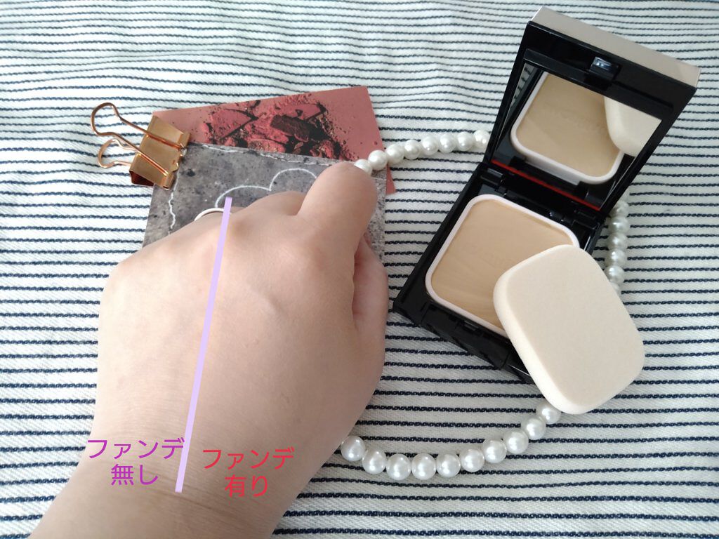 ドラマティックパウダリー EX/マキアージュ/パウダーファンデーションを使ったクチコミ（2枚目）