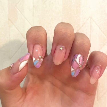 ネイルレシピカラージェル Jelly03/NailRecipe(ネイルレシピ)/マニキュアを使ったクチコミ（2枚目）