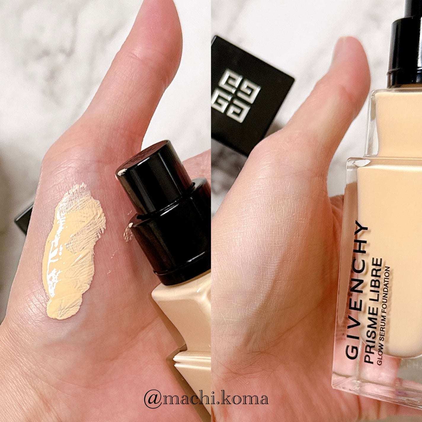 プリズム・リーブル・グロウ・セラム・ ファンデーション/GIVENCHY/リキッドファンデーションを使ったクチコミ(2枚目)