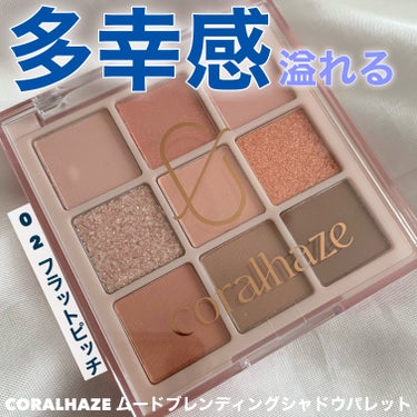 ムードブレンディングシャドウパレット/CORALHAZE/パウダーアイシャドウを使ったクチコミ（1枚目）