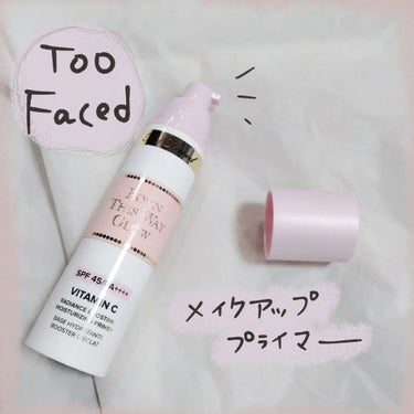 ボーン ディス ウェイ グロウ モイスチュアライジング メイクアップ プライマー/Too Faced/化粧下地を使ったクチコミ（1枚目）