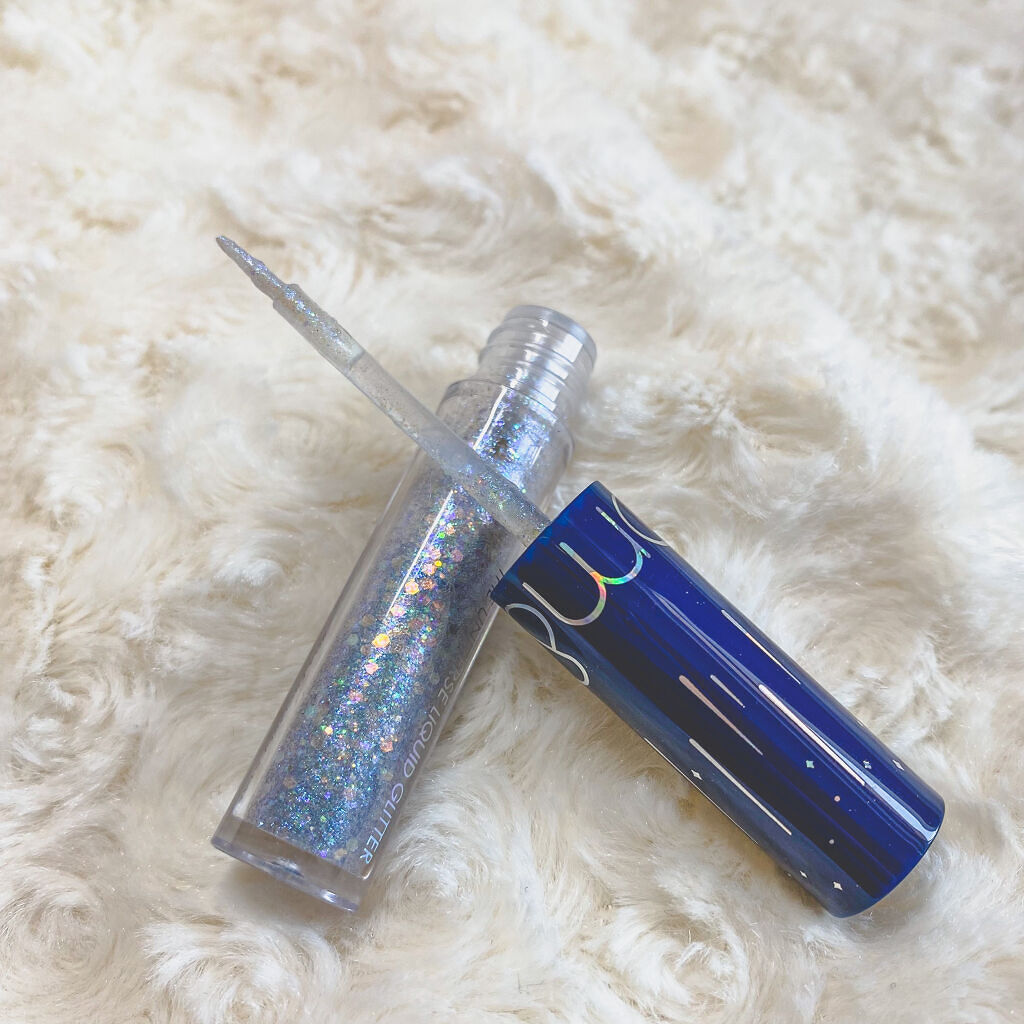 リキッド グリッター シャドウ/rom&nd/グリッターを使ったクチコミ（3枚目）