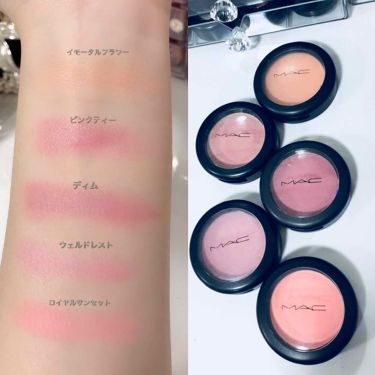 パウダー ブラッシュ M A Cの人気色を比較 Macのチークだけで86個あったので少しづ By メイク嫌いのコスメ好き Lips