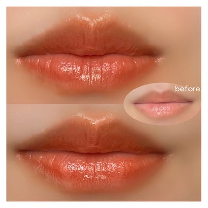 リップカラーシールド/CEZANNE/口紅を使ったクチコミ(3枚目)