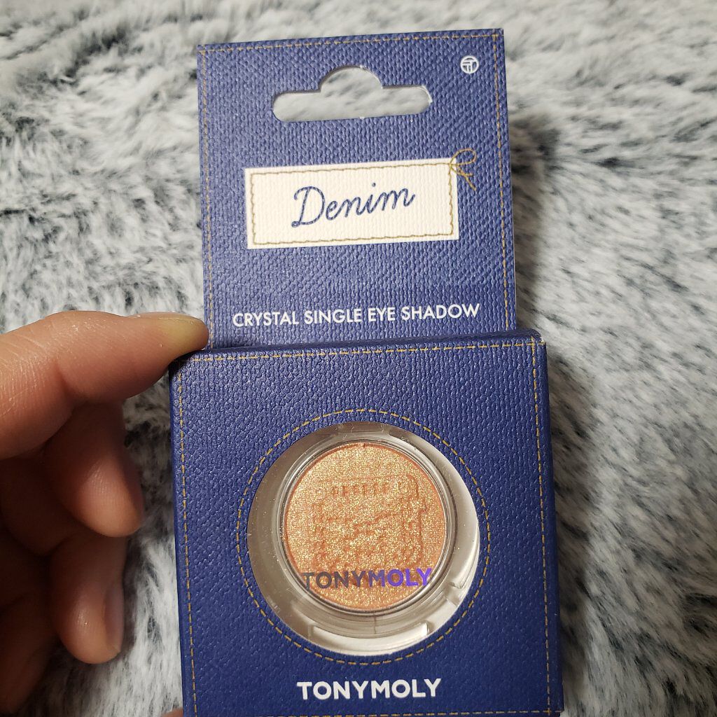 クリスタルシングルアイシャドウ/TONYMOLY/単色アイシャドウを使ったクチコミ（1枚目）
