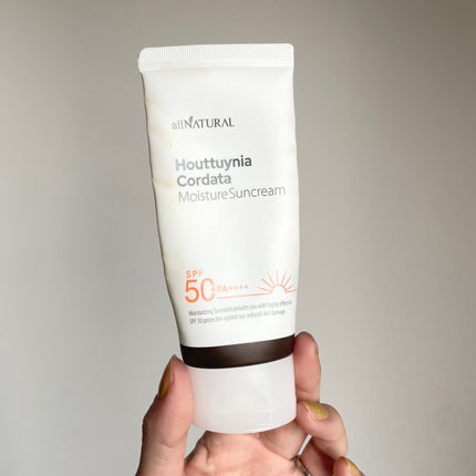 HCモイスチャーサンクリーム/allNATURAL/日焼け止めクリームを使ったクチコミ(1枚目)