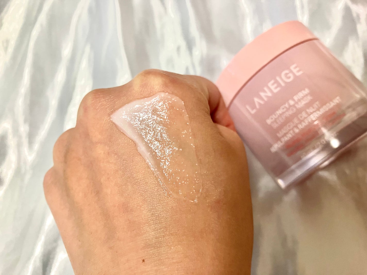 バウンシースリーピングマスク/LANEIGE/フェイスクリームを使ったクチコミ(2枚目)